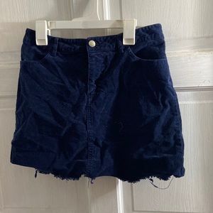 Navy blue skirt